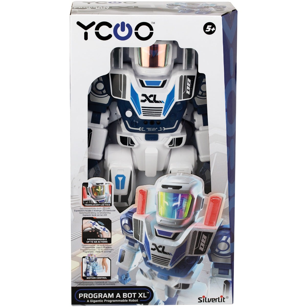 Reducere 19% - Robot interactiv cu telecomanda, Silverlit, Ycoo, Program A Bot XL 1 Robot interactiv cu telecomanda