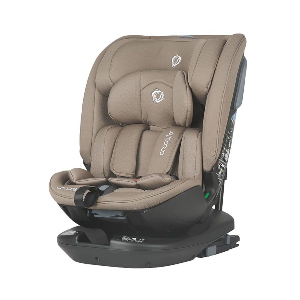 Reducere 26% - Scaun auto rotativ Coccolle, I-Size Velsa Taupe Brown, 0-36 kg 1 Scaun auto rotativ Coccolle
