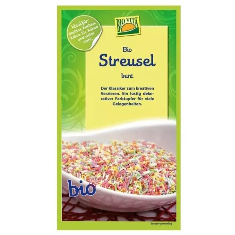 Reducere 14% - Ornamente Bio Colorate pentru Prajituri, 60 g, Biovita 1 Ornamente Bio Colorate pentru Prajituri