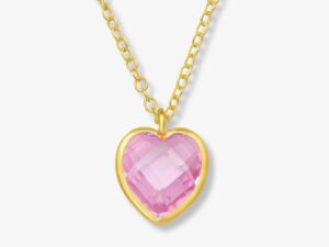 Colier din Argint Pink Heart