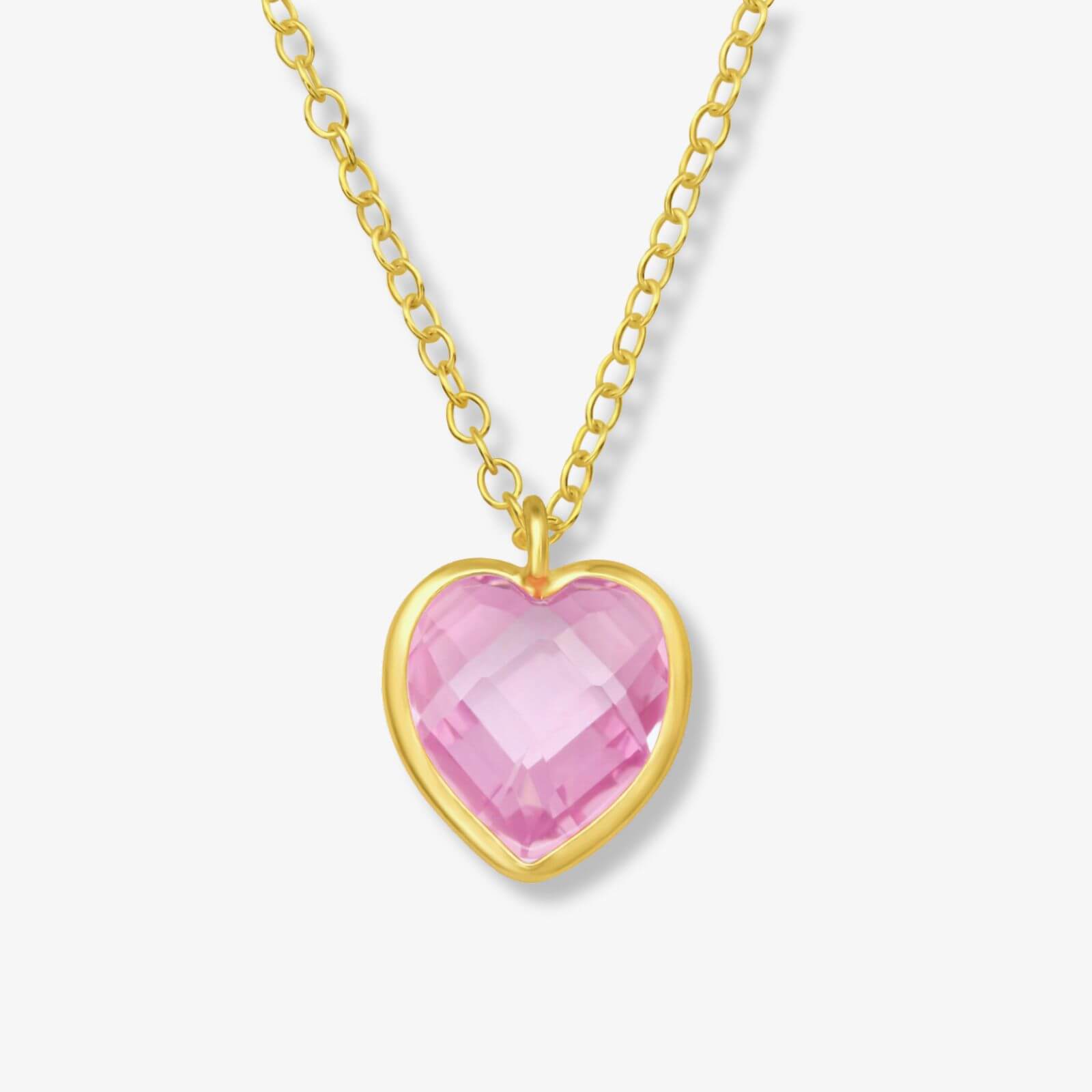 Reducere 25% - Colier din Argint Pink Heart 1 Colier din Argint Pink Heart