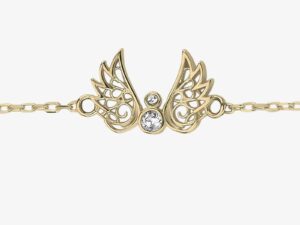Bratara din Argint Angel Wings Golden