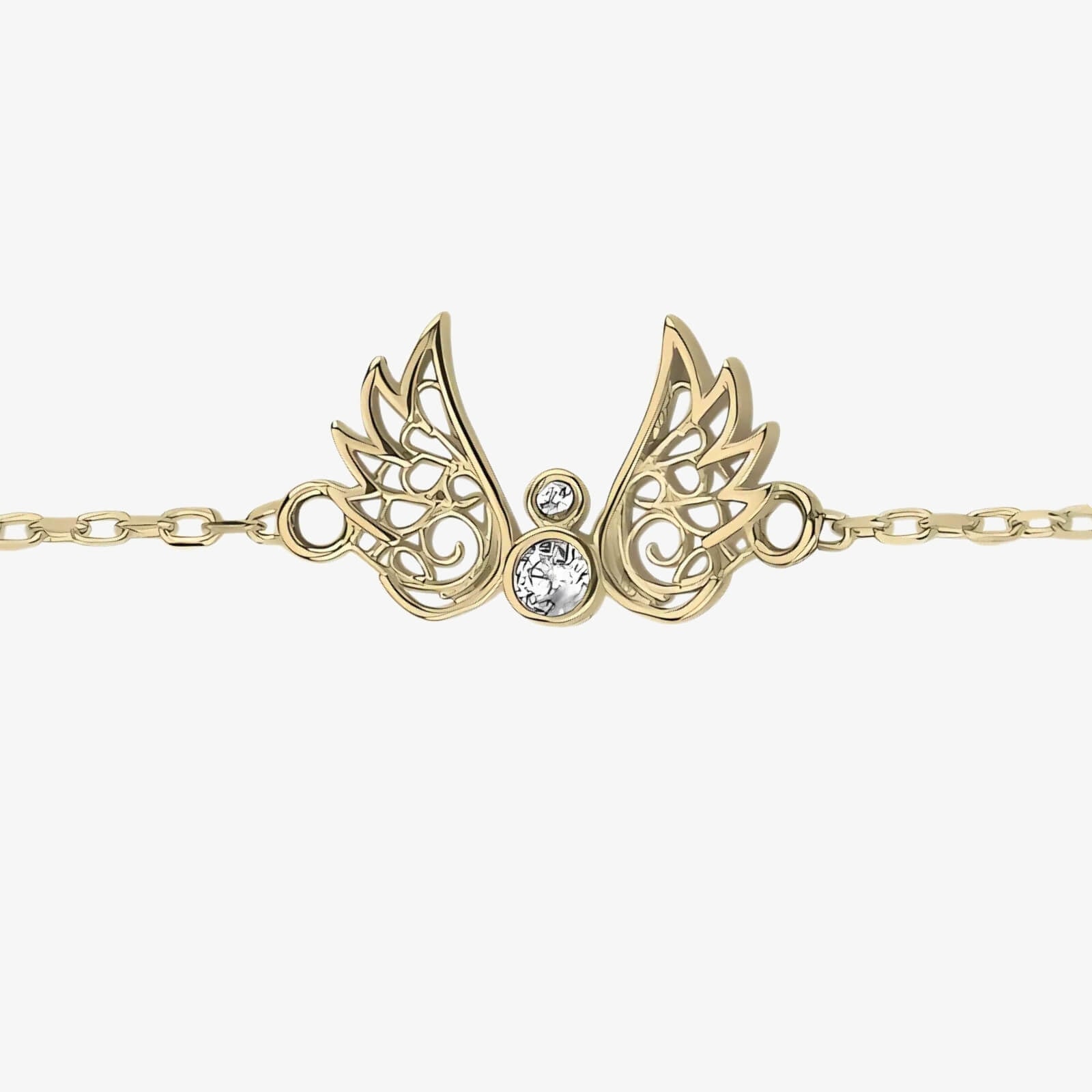 Reducere 30% - Bratara din Argint Angel Wings Golden 1 Bratara din Argint Angel Wings Golden