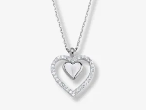 Colier din Argint Twin Love