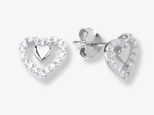 Cercei din Argint Twin Love