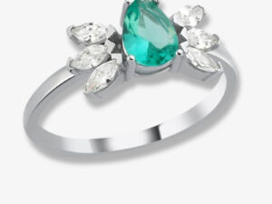 Inel din Argint Jade Kiss 52