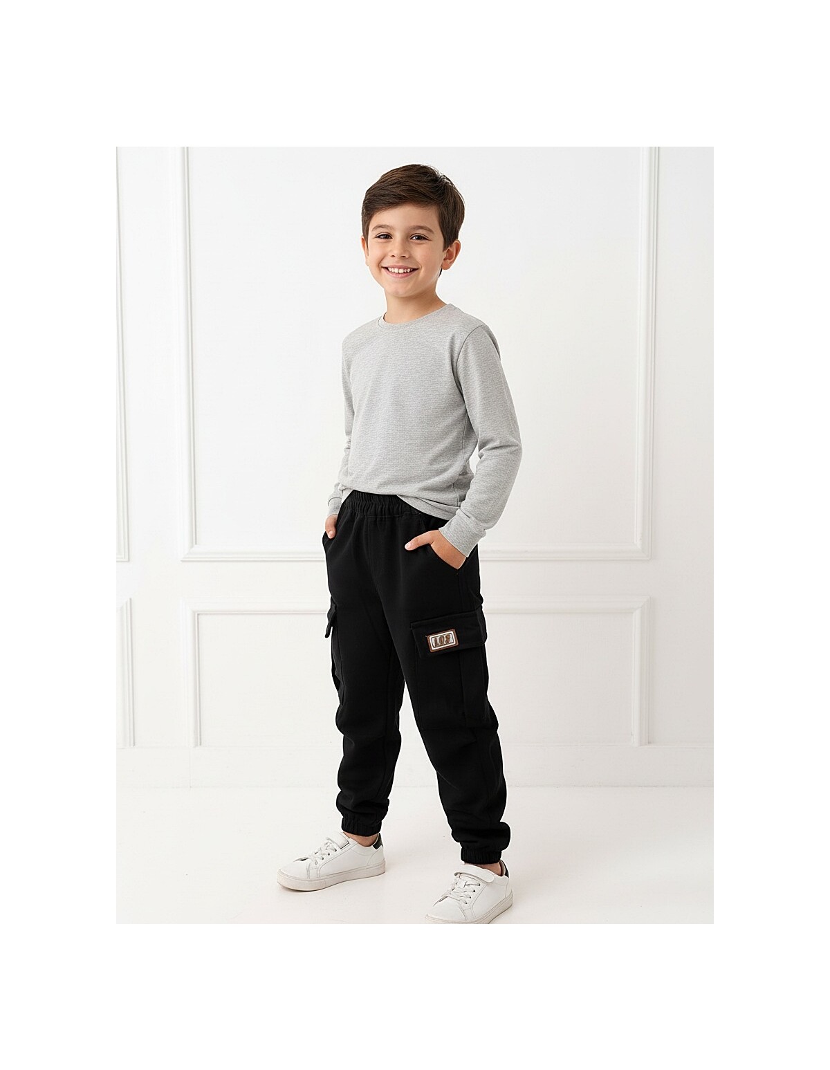 Reducere 53% - Pantaloni imblaniti, Cargo LOS Tactics, negru 1 Pantaloni imblaniti