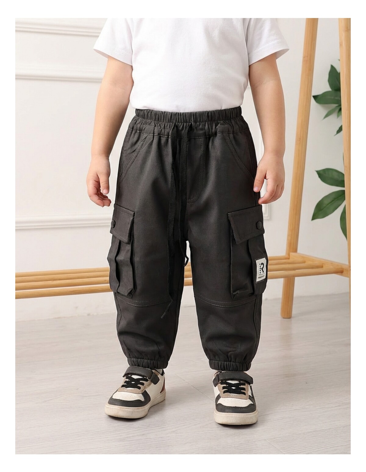 Reducere 56% - Pantaloni imblaniti Remus gri inchis 1 Pantaloni imblaniti Remus gri inchis
