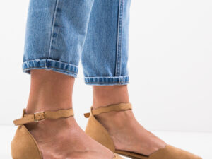 Pantofi Wood Camel