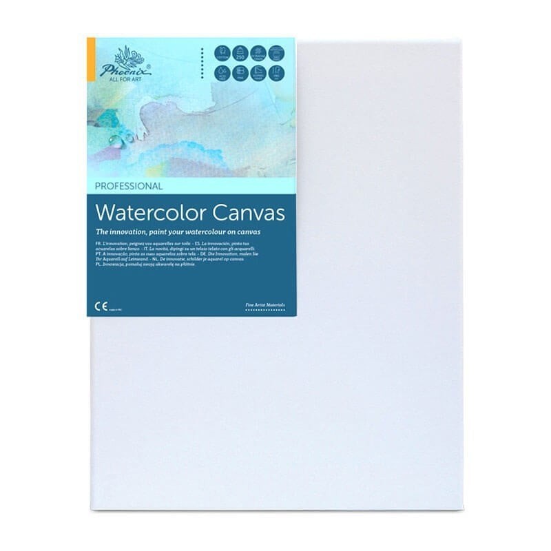 Reducere 20% - Panza Bumbac Pictura Acuarela Phoenix, 30 x 40 cm 1 Panza Bumbac Pictura Acuarela Phoenix