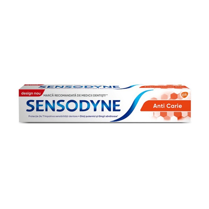 Reducere 14% - Pasta de Dinti Sensodyne Anticarie, 75 ml 1 Pasta de Dinti Sensodyne Anticarie