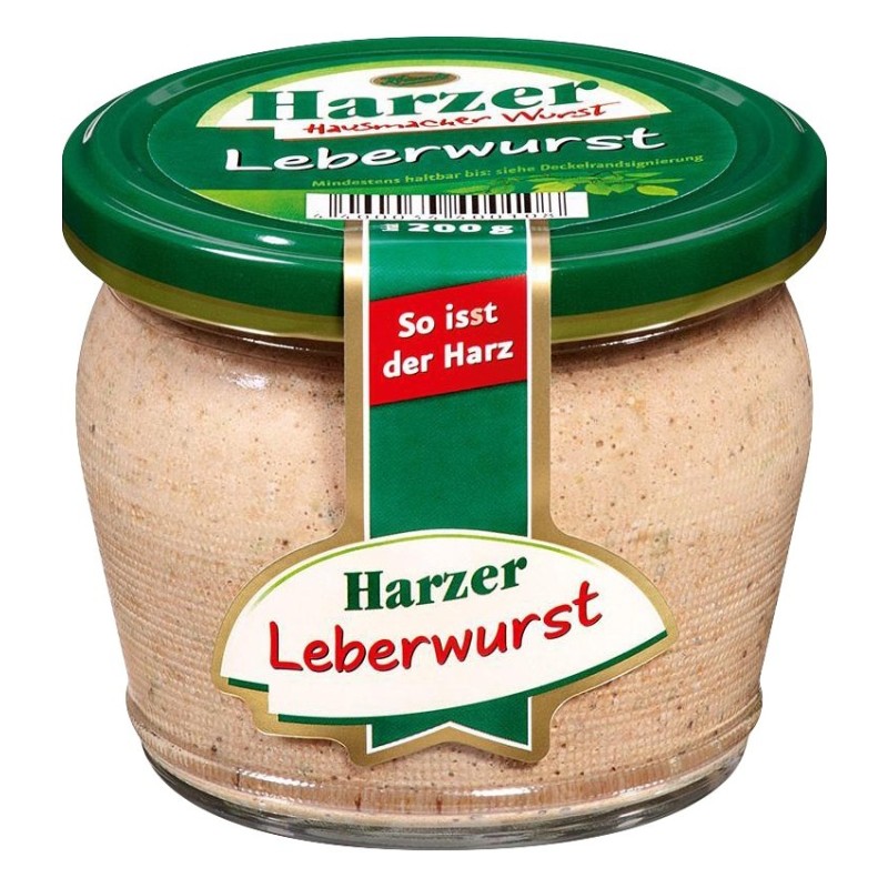 Reducere 14% - Pasta din Carne de Porc, cu Ficat, 200 g, Harzer 1 Pasta din Carne de Porc