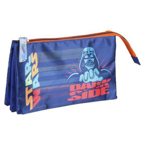 Reducere 47% - Penar Cerda Star Wars cu 3 compartimente, 22x12,5x3 cm 1 Penar Cerda Star Wars cu 3 compartimente