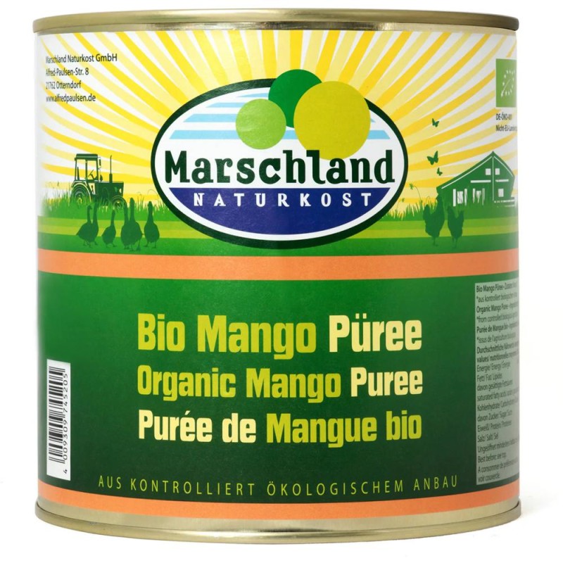 Reducere 14% - Piure de Man go Marschland, Bio, 2650 ml 1 Piure de Man go Marschland