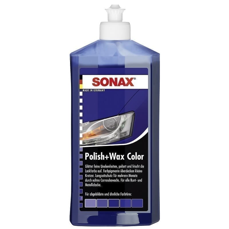 Reducere 14% - Polish cu Ceara pentru Culoarea Albastra, Polish&Wax Nanopro, 250 ml, Sonax 1 Polish cu Ceara pentru Culoarea Albastra