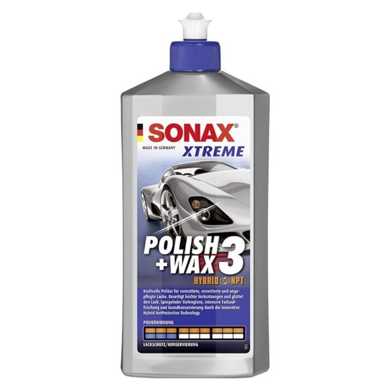 Reducere 14% - Polish cu Ceara, Polish&Wax 3, 500 ml, Sonax Xtreme 1 Polish cu Ceara