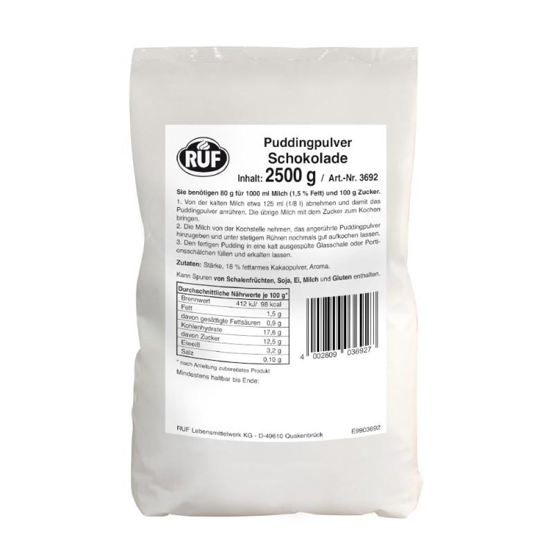 Reducere 14% - Praf de Budinca de Ciocolata, 2.5 kg 1 Praf de Budinca de Ciocolata