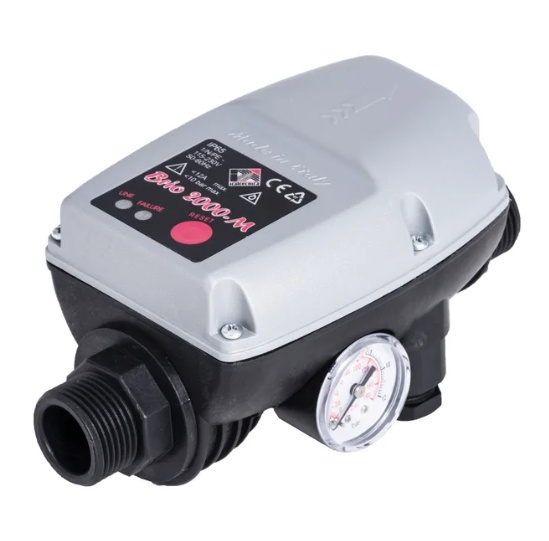 Reducere 40% - Presostat electric automat 1.1kw, 1'' inch, cu manometru, Campion CMP1448 1 Presostat electric automat 1.1kw