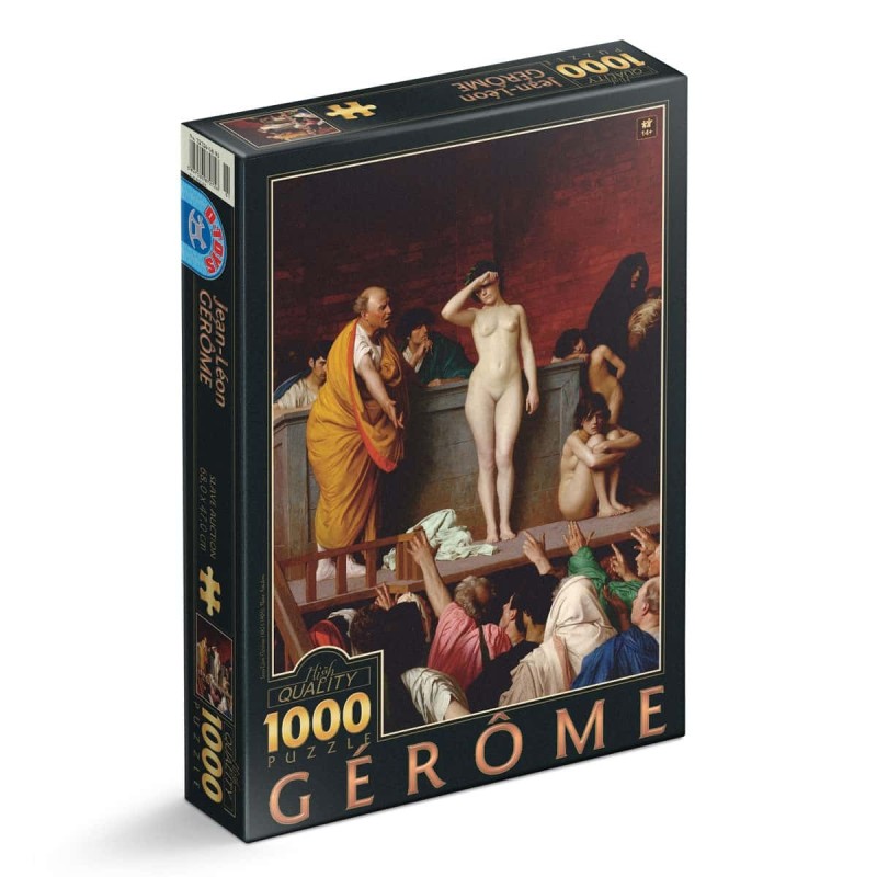 Reducere 14% - Puzzle 1000 Piese D-Toys, Jean Leon Gerome, Slave Auction 1 Puzzle 1000 Piese D-Toys