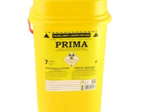 Recipient Plastic Deseuri Intepatoare - Prima ADR Plastic Container for Sharp Stinging Waste 7 litri