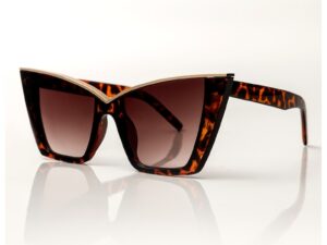 Ochelari de soare cat-eye Madison - Maro inchis