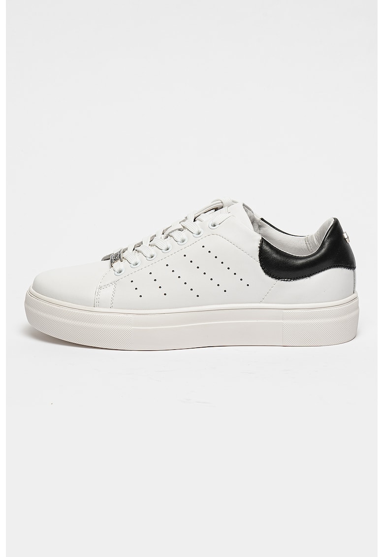 Reducere 68% - Pantofi sport din piele Lemmy - Alb/Negru 1 Pantofi sport din piele Lemmy - Alb/Negru