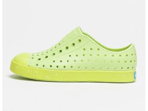 Tenisi slip-on cu talpa cu pete decorative Jefferson Bloom - Verde lime/Verde fistic