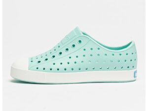 Tenisi slip-on cu varf intarit Jefferson - Alb/Verde menta
