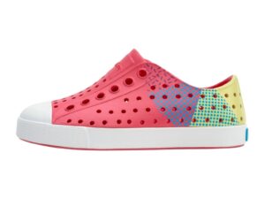 Tenisi flatform fara inchidere - Galben/Roz zmeuriu