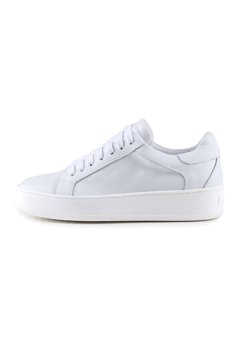 Reducere 84% - Pantofi sport din piele lacuita - Alb optic 1 Pantofi sport din piele lacuita - Alb optic