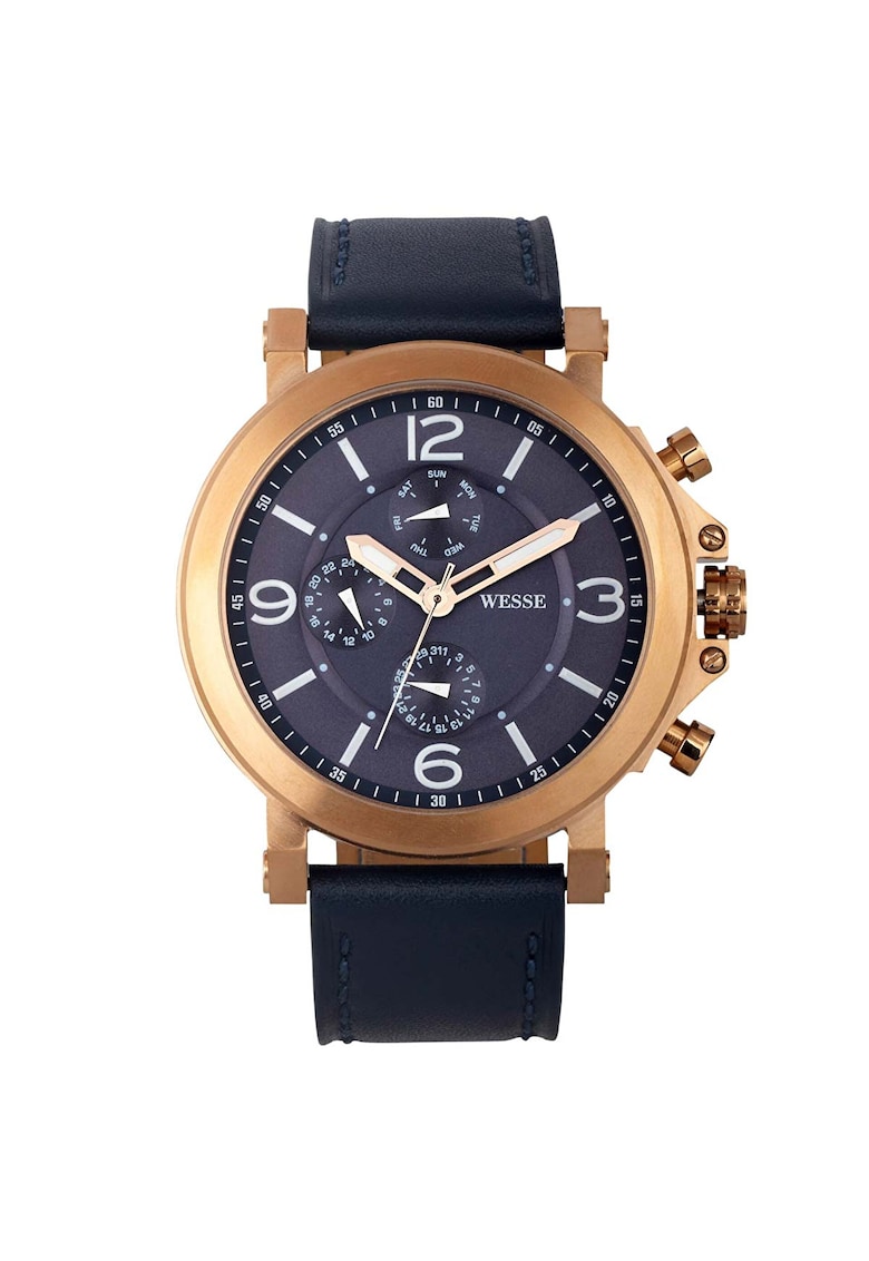 Reducere 74% - Ceas barbati model WWG201204 - albastru - mecanism quartz - rezistenta la apa 5 ATM 1 Ceas barbati model WWG201204 - albastru - mecanism quartz - rezistenta la apa 5 ATM