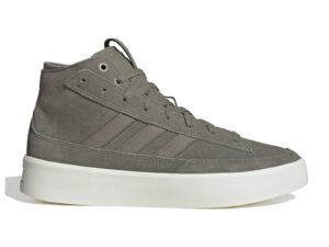 Pantofi sport mid-high de piele intoarsa Znsored - Kaki