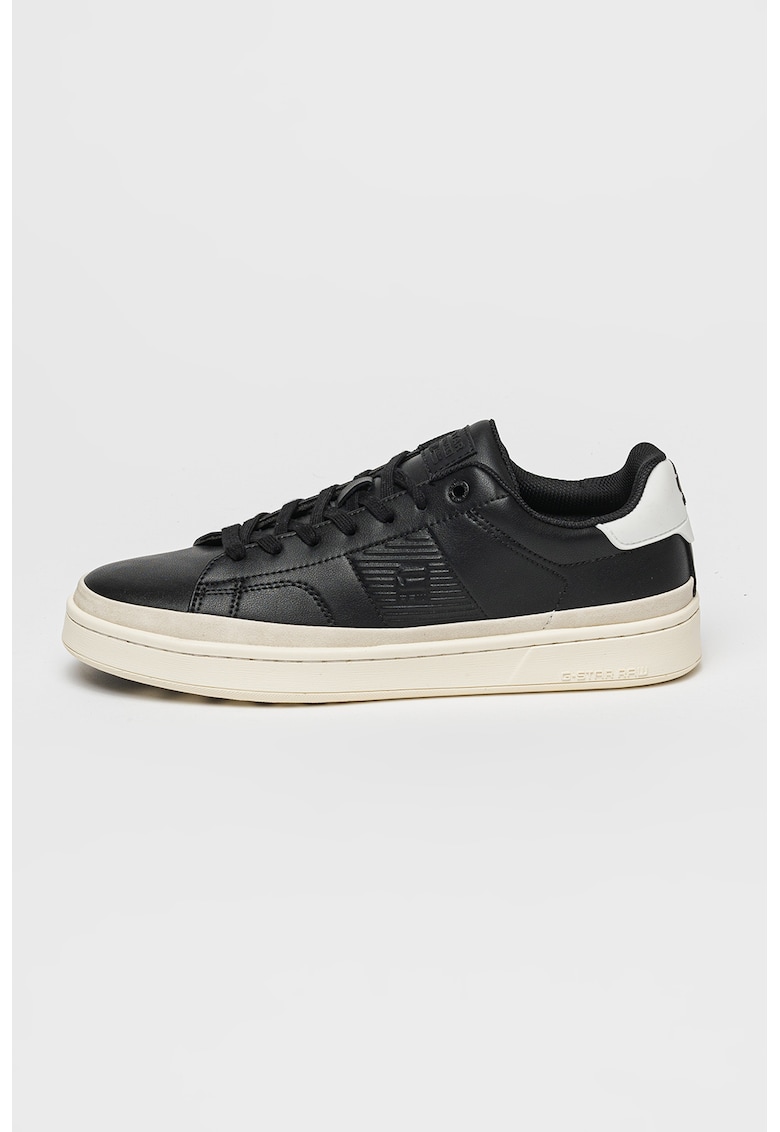 Reducere 64% - Pantofi sport din piele ecologica Recruit III - Alb/Negru 1 Pantofi sport din piele ecologica Recruit III - Alb/Negru