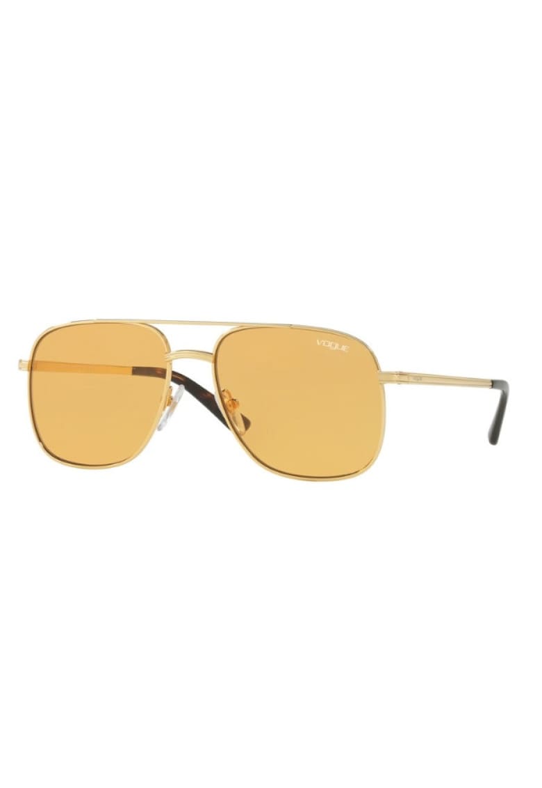 Reducere 55% - Ochelari de soare aviator cu rama metalica - Auriu 1 Ochelari de soare aviator cu rama metalica - Auriu