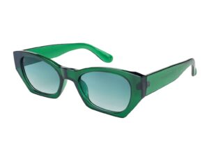 Ochelari de soare cat-eye rotunjiti Jasmine - Verde