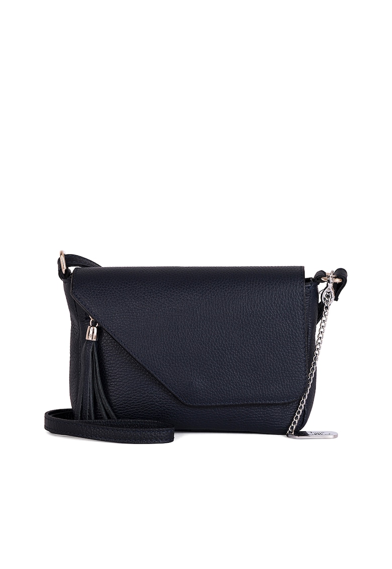 Reducere 71% - Geanta de piele - cu bareta de umar Lola - Bleumarin 1 Geanta de piele - cu bareta de umar Lola - Bleumarin