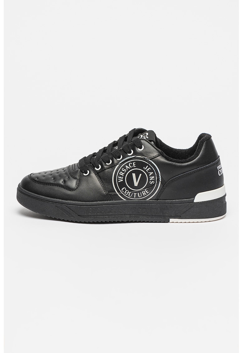 Reducere 68% - Pantofi sport de piele si piele ecologica - Alb/Negru 1 Pantofi sport de piele si piele ecologica - Alb/Negru