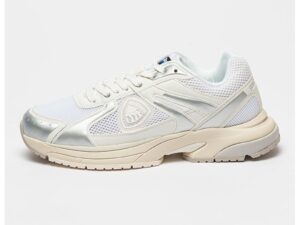 Pantofi sport din material textil si piele ecologica Eagle - Alb/Argintiu