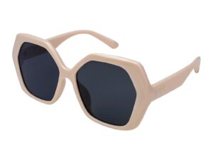 Ochelari de soare hexagonali - Bej
