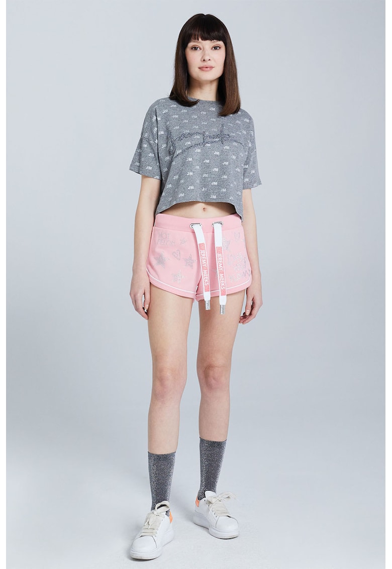 Reducere 88% - Pantaloni scurti cu strasuri - Roz 1 Pantaloni scurti cu strasuri - Roz