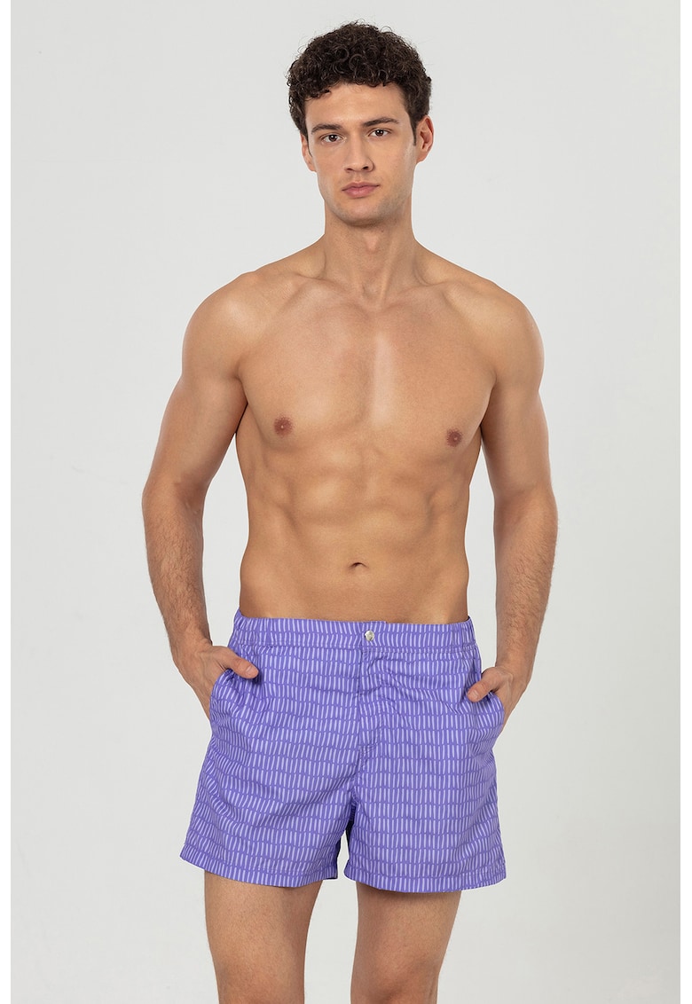 Reducere 82% - Pantaloni scurti de baie cu buzunare laterale - Ametist 1 Pantaloni scurti de baie cu buzunare laterale - Ametist