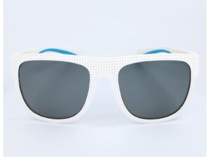 Ochelari de soare patrati cu lentile polarizate - Alb optic