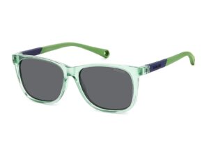 Ochelari de soare wayfarer cu lentile polarizate - Verde deschis