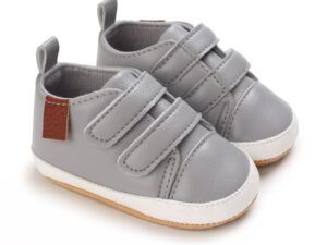 Pantofi Sport  Casual - Piele ecologica - Baieti - Gri