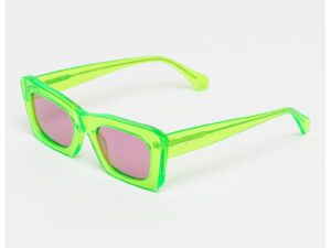 Ochelari de soare unisex dreptunghiulari Acid Lauper - Verde