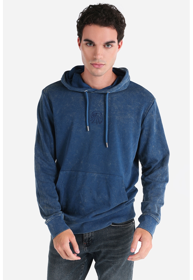 Reducere 82% - Hanorac cu buzunar kangaroo - Bleumarin 1 Hanorac cu buzunar kangaroo - Bleumarin