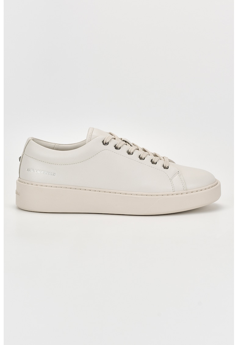 Reducere 69% - Pantofi sport de piele cu logo - Alb 1 Pantofi sport de piele cu logo - Alb