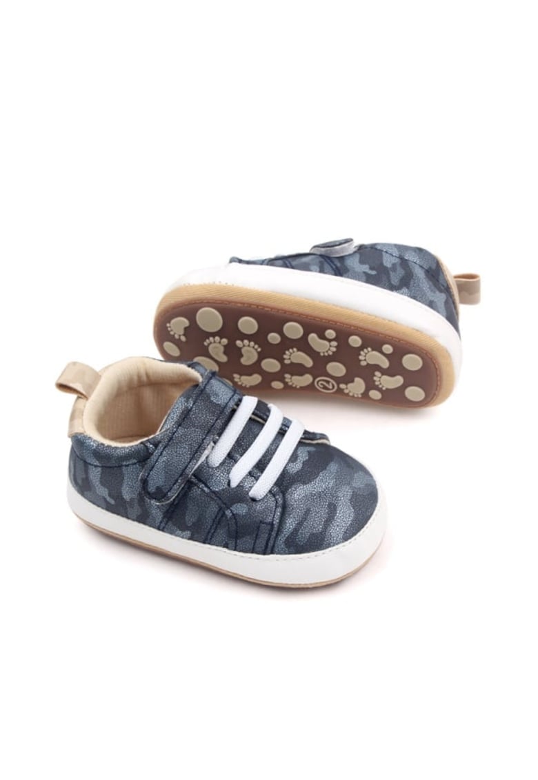 Reducere 60% - Pantofi Sport Camuflaj - Cu Talpa Antiderapanta - Casual - Piele ecologica - Baieti - Siret - Velcro - Gri - Gri 1 Pantofi Sport Camuflaj - Cu Talpa Antiderapanta - Casual - Piele ecologica - Baieti - Siret - Velcro - Gri - Gri