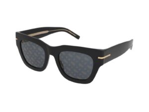 Ochelari de soare BOSS - forma patrata - culoare neagra - lentile albastre
