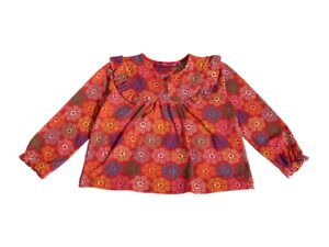 Bluza cu imprimeu si guler Peter Pan - Multicolor
